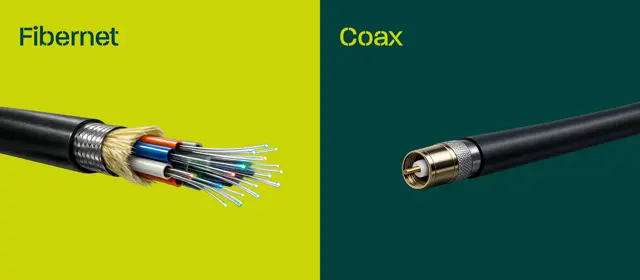 Coax vs. fiber | Hvad skal du vælge?